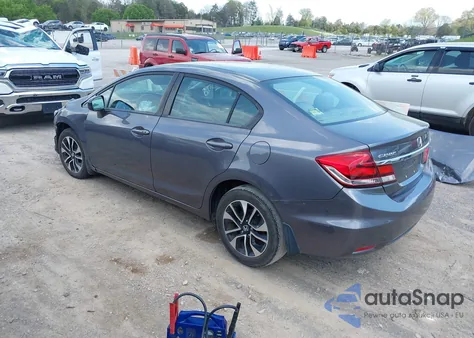 2015 Honda Civic Ex z USA, uszkodzony, nr VIN 19XFB2F86FE036448